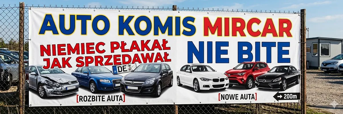 Baner dla autokomisu