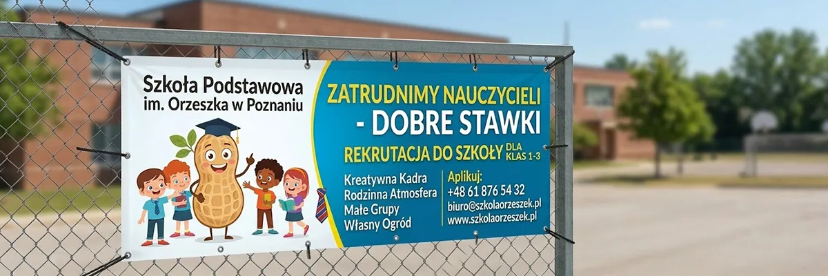 Baner dla przedszkola