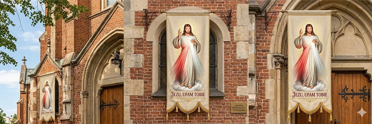 Banery kościelne religijne